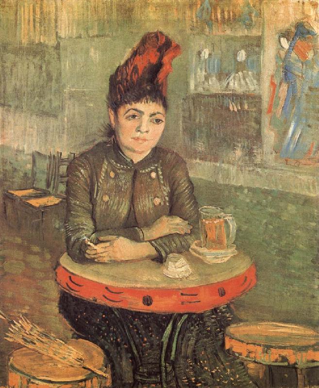 Vincent Van Gogh Agostina Segatori in the Cafe du Tambourin Germany oil painting art